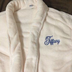 Luxury Spa Personalized Embroidered Fleece Robes